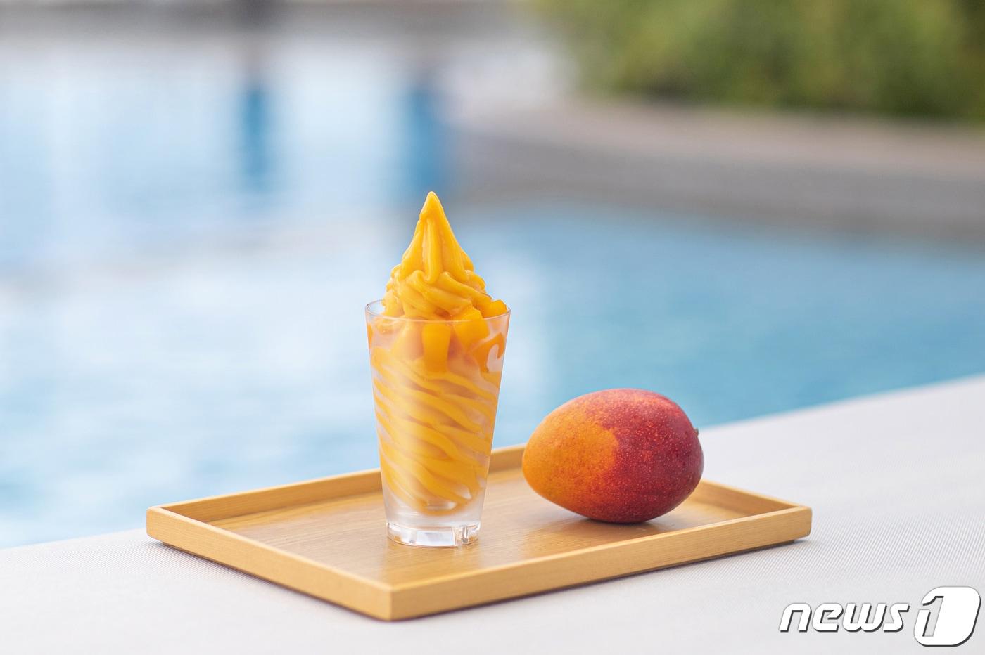 제주신라호텔 숨비 망고 아이스크림(호텔신라 제공)