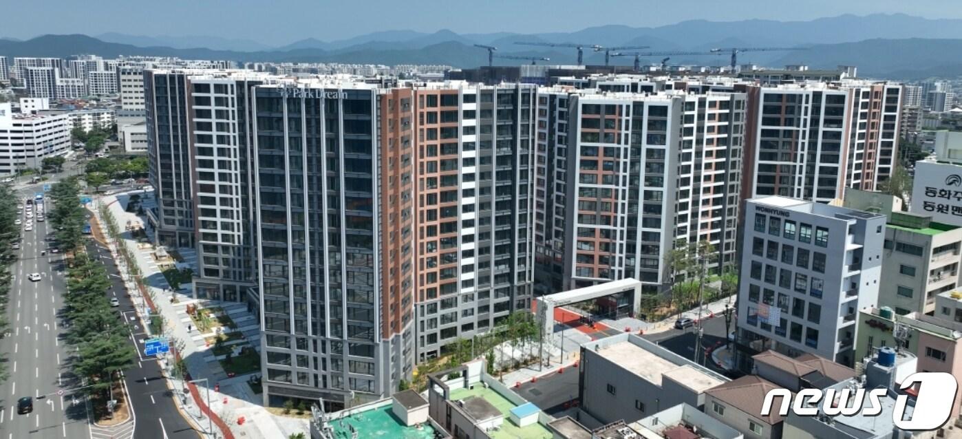 본문 이미지 - 동대구역 화성파크드림 전경