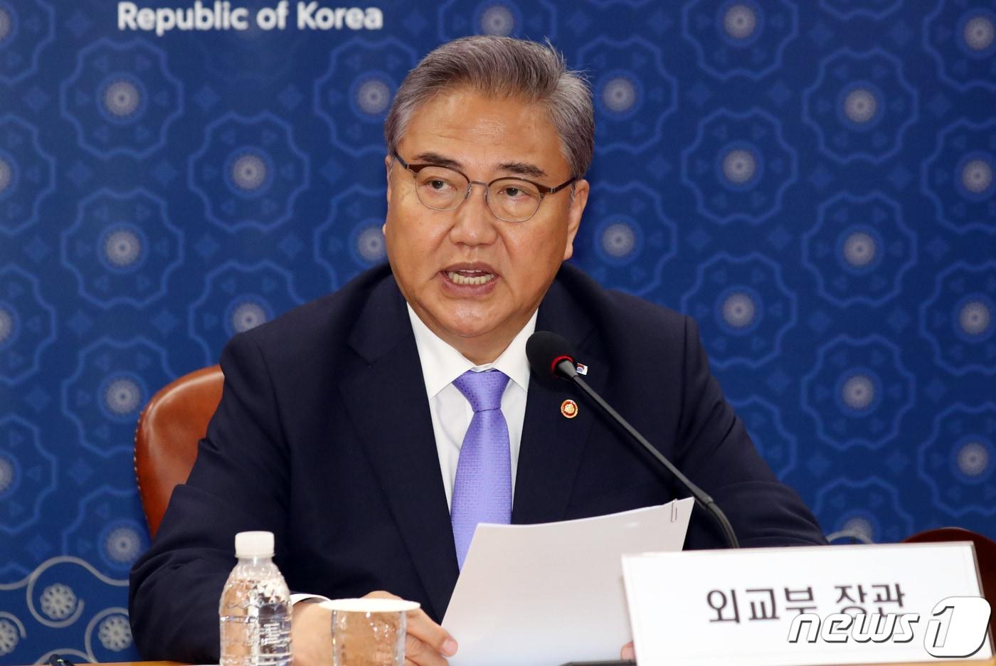 본문 이미지 - 박진 외교부 장관. ⓒ News1 김명섭 기자