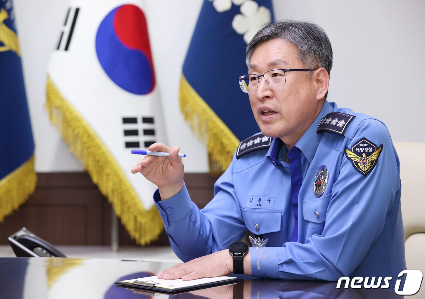 본문 이미지 -  김종욱 해양경찰청장(해양경찰청 제공)