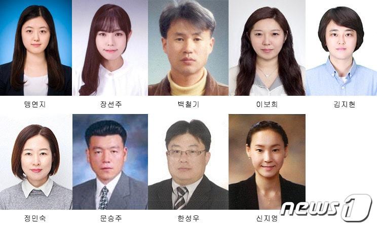 본문 이미지 - 서산시 ‘5S5품 왕’. 왼쪽 위에서부터 기획예산담당관 맹연지 주무관, 안전총괄과 장선주 주무관, 원스톱허가과 백철기 팀장, 보건행정과 이보희 주무관, 성연면 김지현 주무관, 왼쪽 아래부터 문화예술과 정민숙 팀장, 농업지원과 문승주 주무관, 서산버드랜드사업소 한성우 주무관, 인지면 신지영 주무관. (서산시 제공)/뉴스1