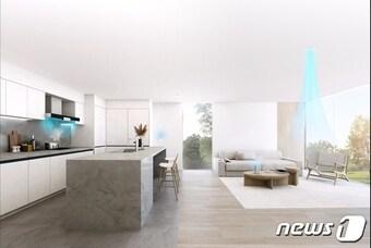 본문 이미지 - 경동나비엔 청정환기시스템 키친플러스 작동 이미지 (경동나비엔 제공)