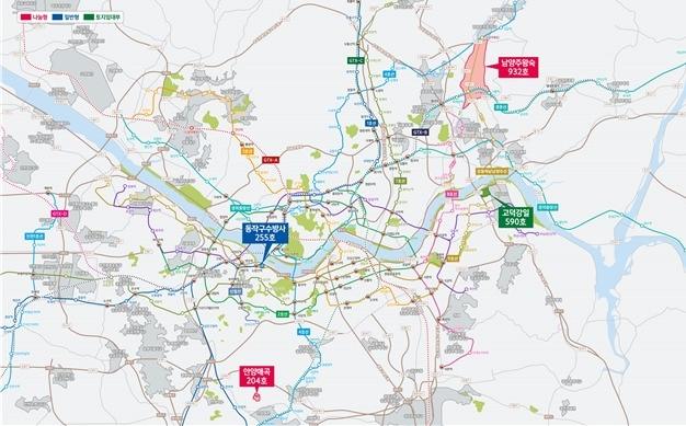 본문 이미지 - 6월 사전청약 위치도./국토교통부 제공