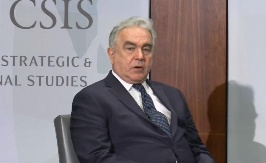 본문 이미지 - 커트 캠벨 미 백악관 국가안보회의 인도·태평양 조정관이 7일(현지시간) 워싱턴DC의 싱크탱크인 전략국제문제연구소(CSIS) 대담에서 발언을 하고 있다. 사진은 유튜브 화면 캡처.