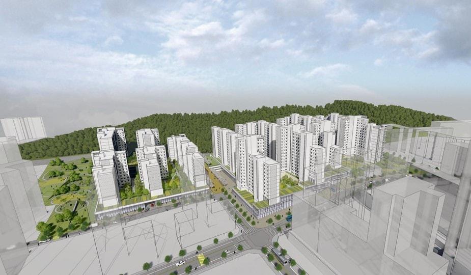 본문 이미지 - 신정 1-5구역 조감도(서울시 제공).