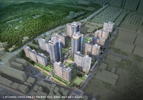 본문 이미지 - 상무센트럴자이 조감도.GS건설 제공