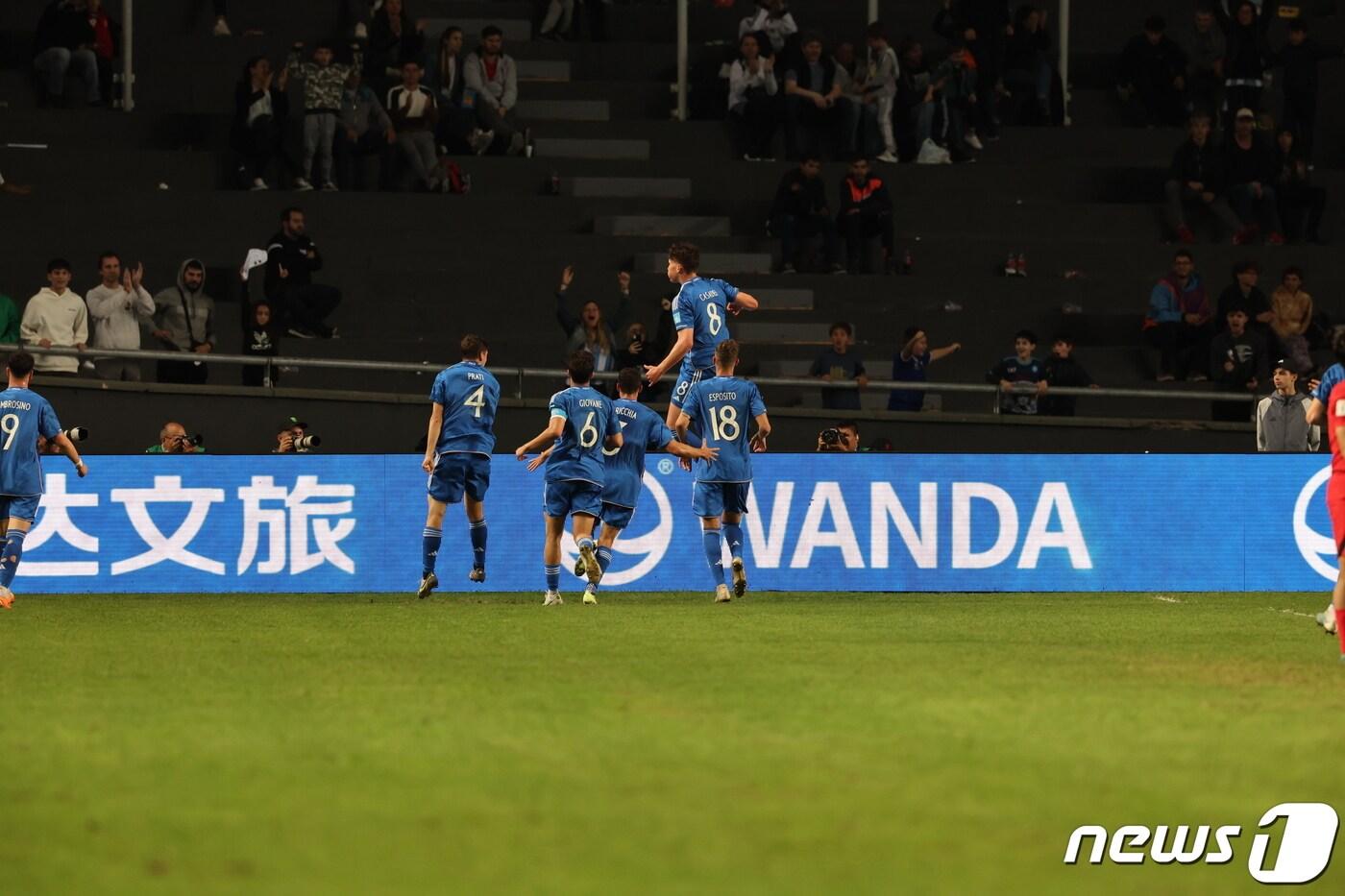 이탈리아가 한국에 2-1로 앞서는 골을 넣었다. 2023.6.9/뉴스1 ⓒ News1 이승배 기자 