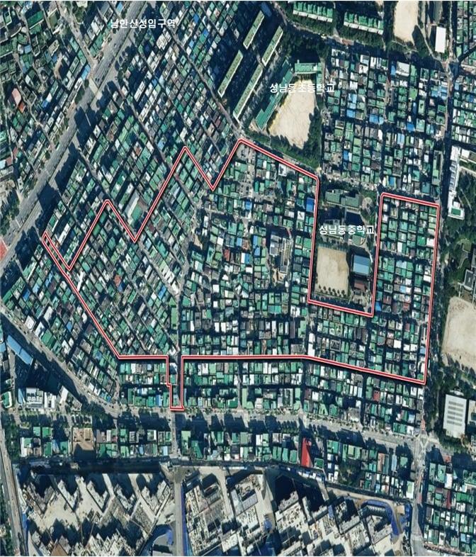 본문 이미지 - 성남 금광2동 위치도./국토부 제공