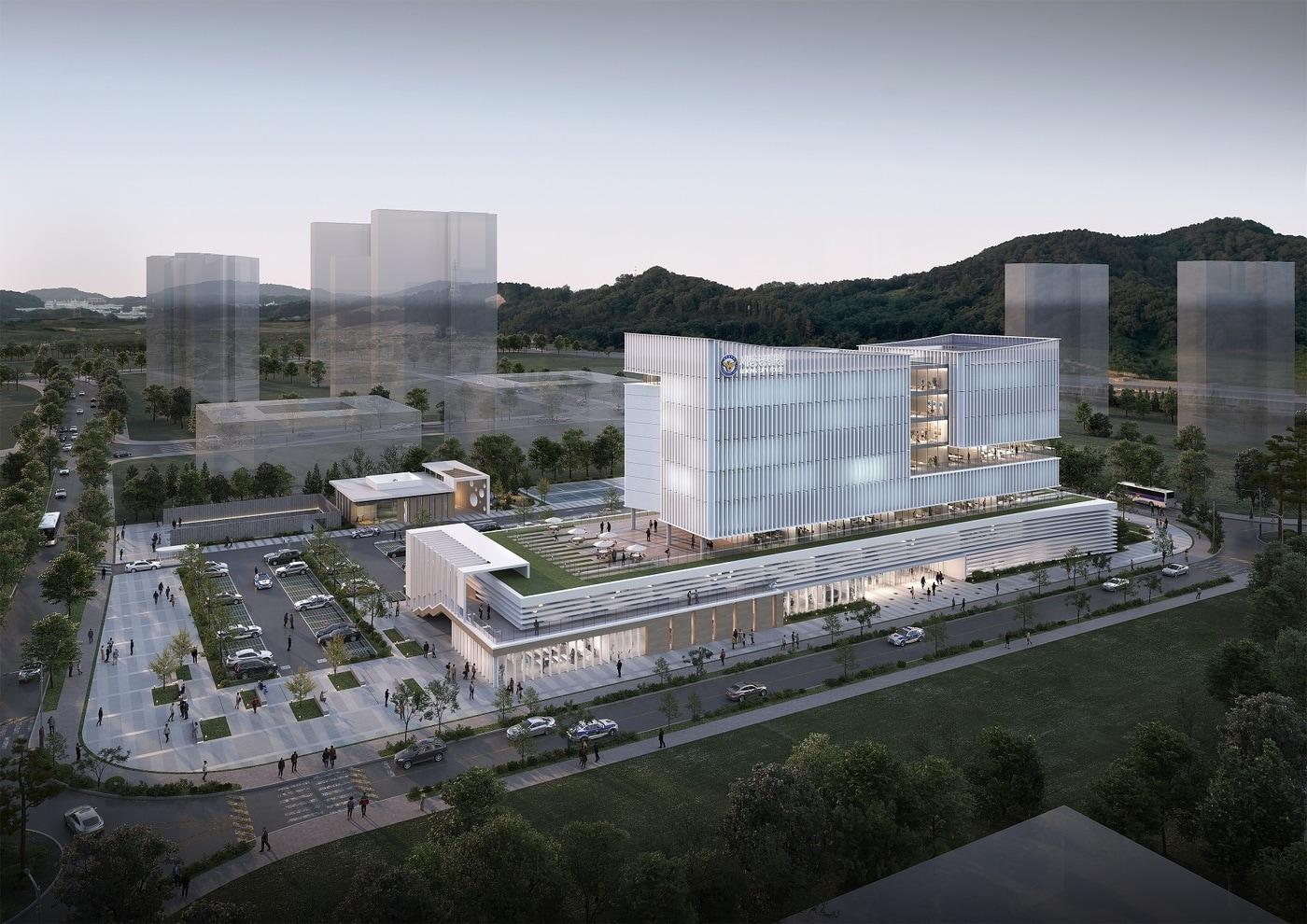  세종경찰청 청사 설계 공모 당선작 조감도. (행정중심복합도시 건설청) / 뉴스1