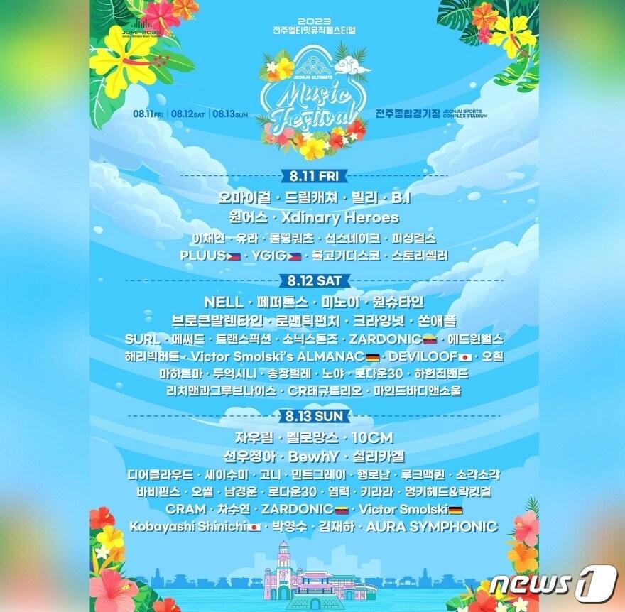 본문 이미지 - 전주얼티밋뮤직페스티벌(JUMF) 2023 포스