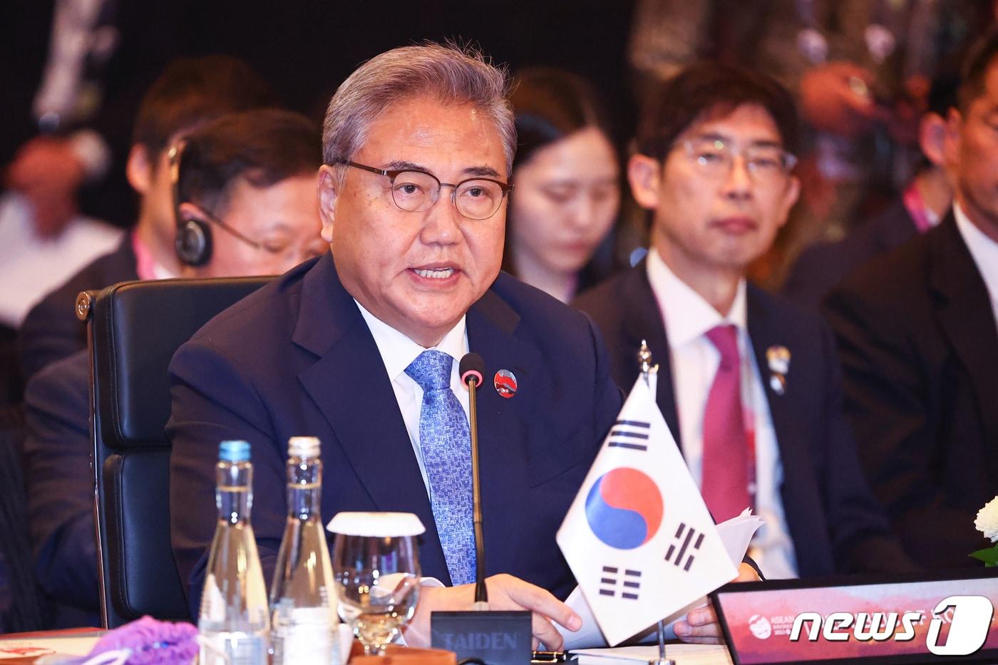 본문 이미지 - 박진 외교부 장관. (공동취재) 2023.7.13/뉴스1 ⓒ News1 이재명 기자