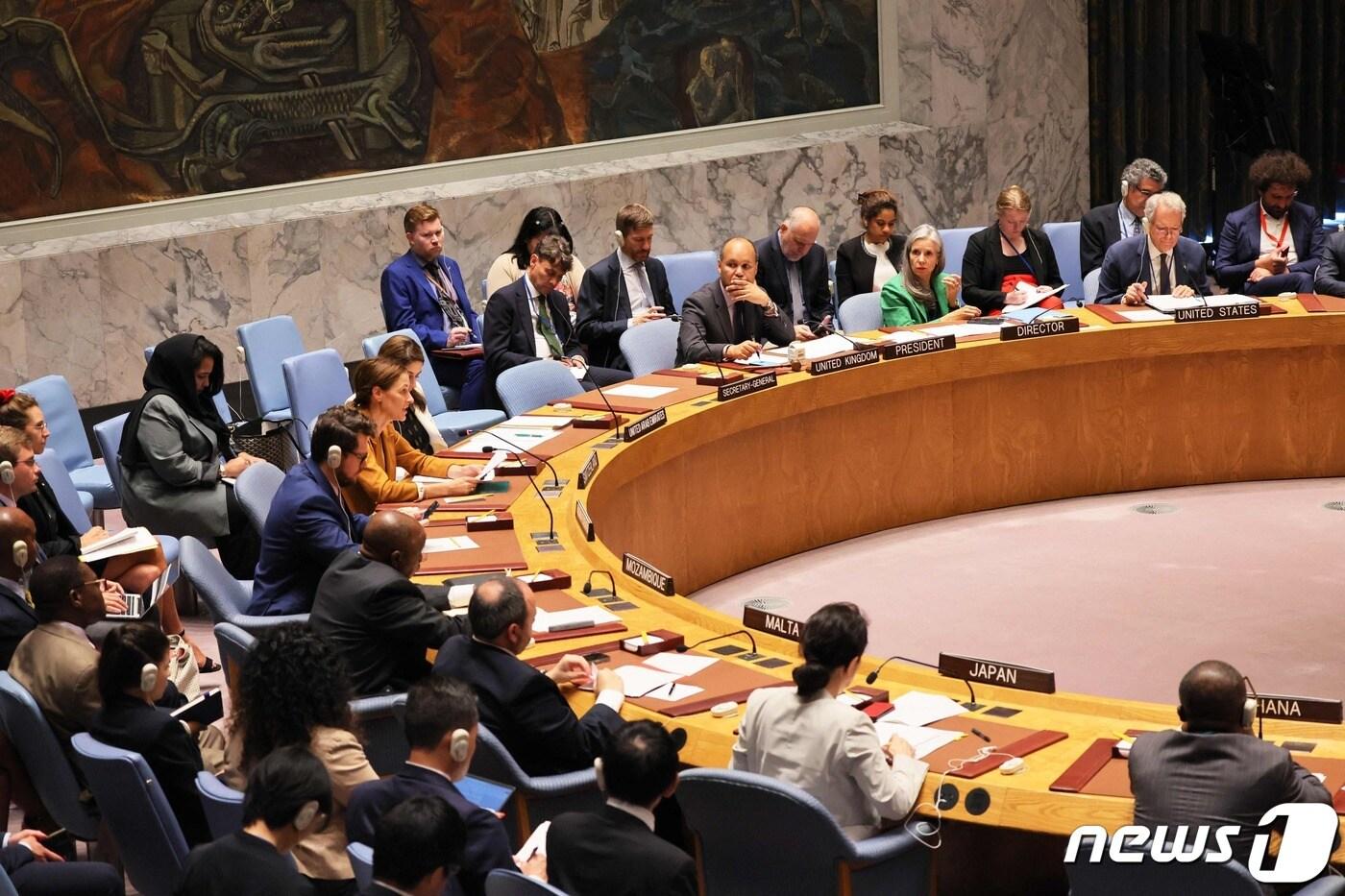 유엔 안정보장이사회. 2023.7.13. ⓒ AFP=뉴스1