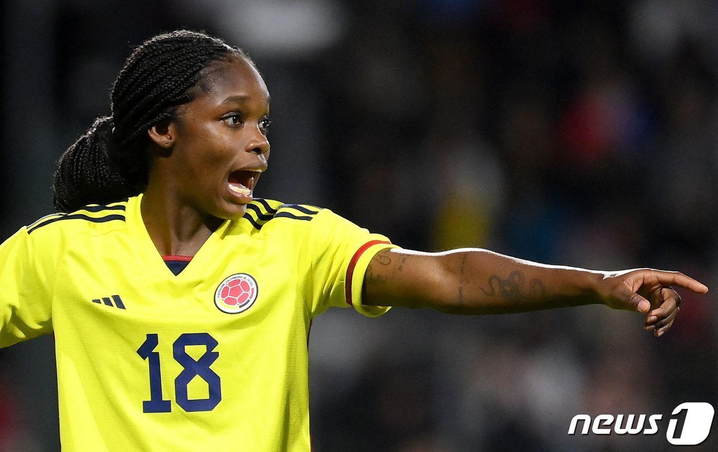 본문 이미지 - 콜롬비아 여자축구 대표팀의 경기 모습ⓒ AFP=뉴스1