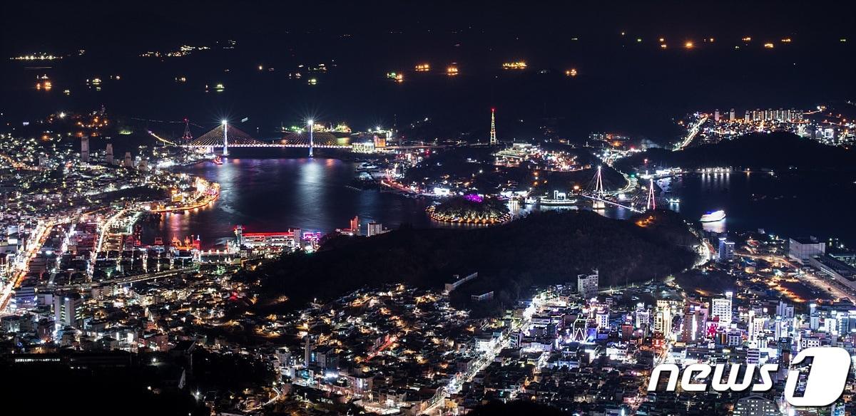 본문 이미지 - 여수밤바다 전경. 뉴스1 DB