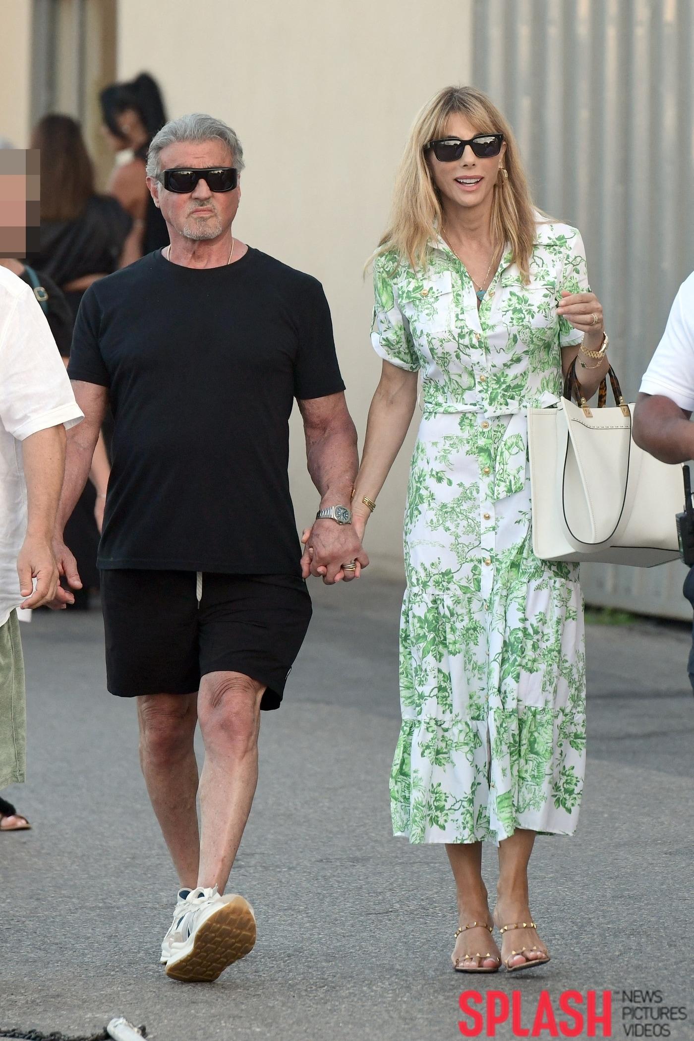 본문 이미지 - 실베스터 스텔론, 제니퍼 플래빈(왼쪽부터) / 사진제공=Splash New