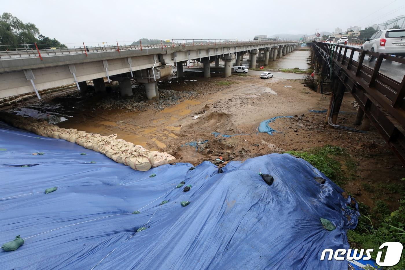 자료사진&#40;오송 지하차도 참사의 시작이 된 미호천교 재가설 공사 현장&#41;./뉴스1