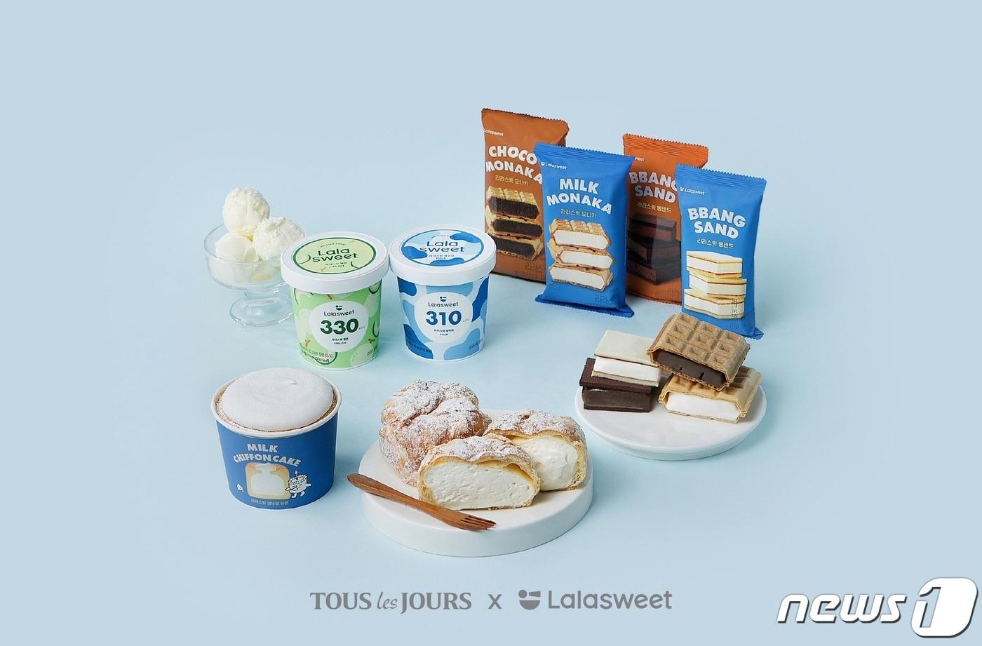 뚜레쥬르-라라스윗, 여름 협업 제품 전국 판매 시작.(CJ푸드빌 제공)