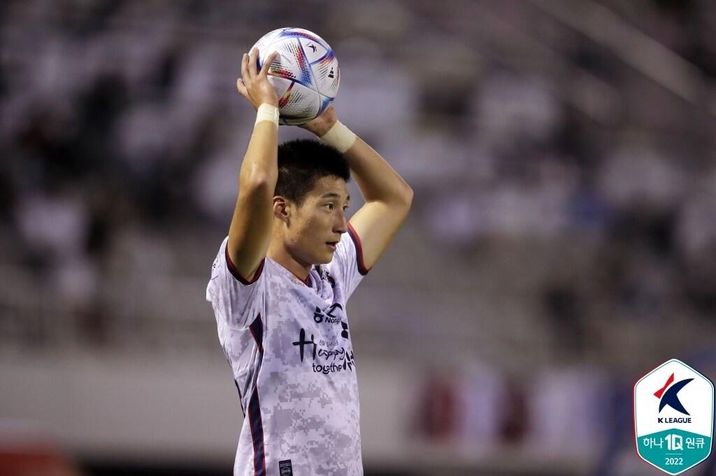 본문 이미지 - 김천 최병찬 (한국프로축구연맹 제공)