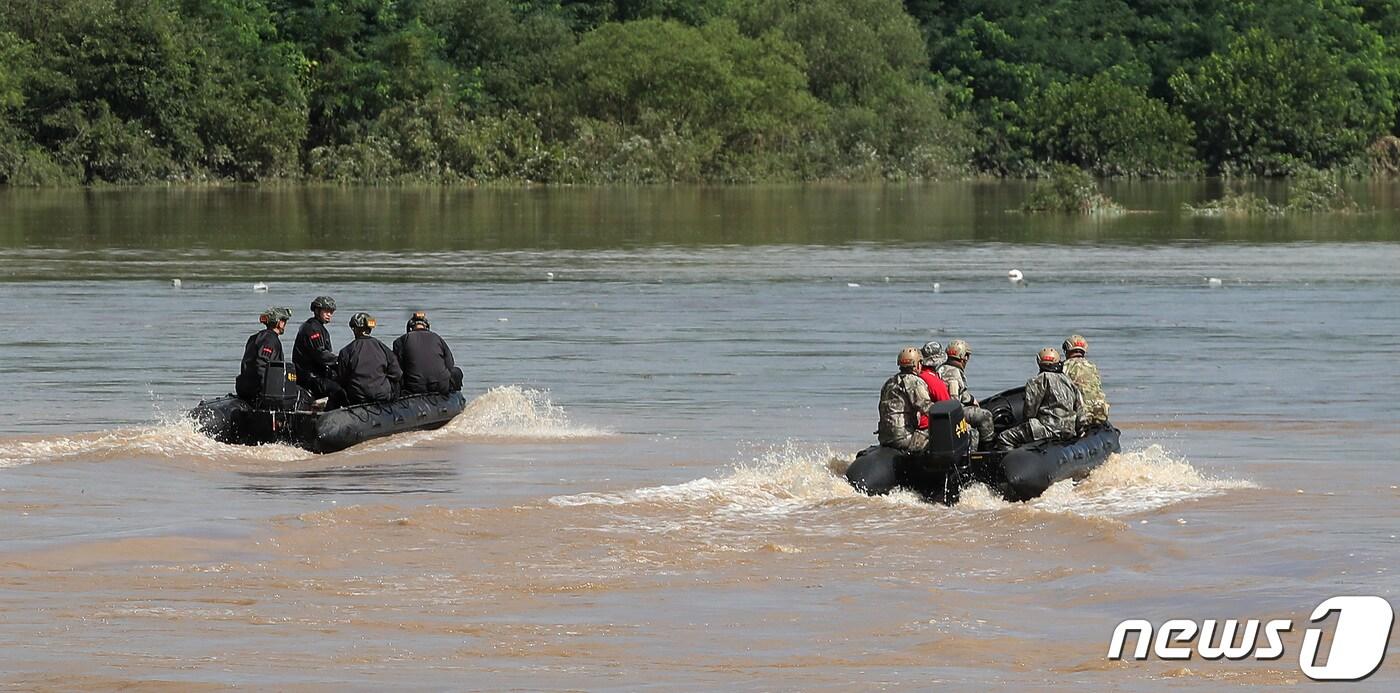 실종된 해병대원 수색 작업. (자료사진) 2023.7.19/뉴스1 ⓒ News1 공정식 기자