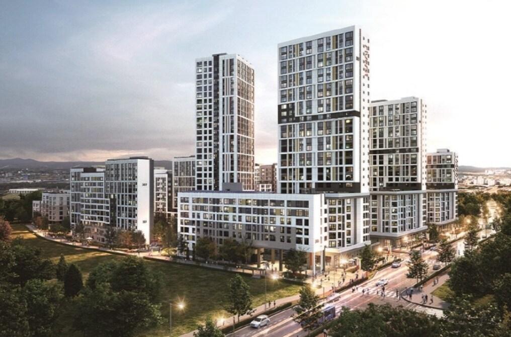 본문 이미지 - 대구 건설업체인 화성산업이 올해 상반기 동안 3000억원이 넘는 수주 실적을 올렸다. 지난 5월 수주한 총 공사비 2611억원 규모의 서울 고덕 강일 공공주택지구 3단지 아파트 건설 공사의 화성산업 지분은 50%로 수주 금액은 1305억원에 이른다. 사진은 고덕 강일 3단지 투시도(화성산업 제공)