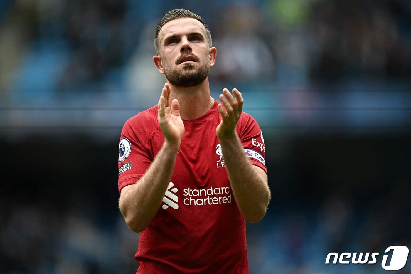 리버풀 주장 조던 헨더슨. ⓒ AFP=뉴스1