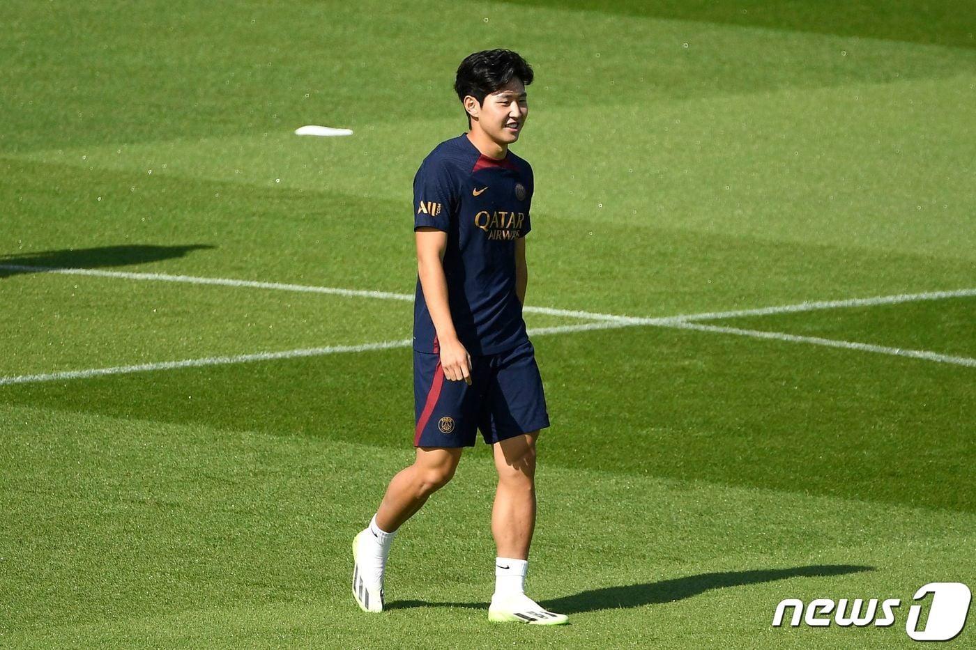 파리 생제르맹(PSG)의 이강인.  ⓒ AFP=뉴스1