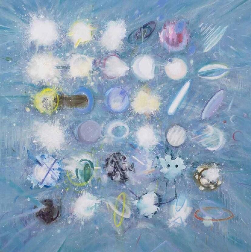 본문 이미지 - 신준민, , 캔버스에 유채, 112 x 112 cm, 2023 (페이지룸8 제공) 