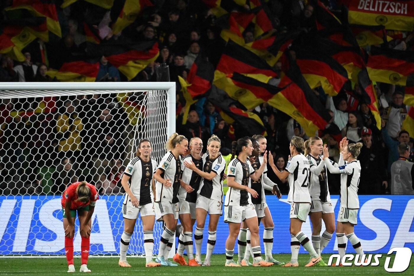 모로코와의 첫 경기에서 완승을 거둔 독일. ⓒ AFP=뉴스1