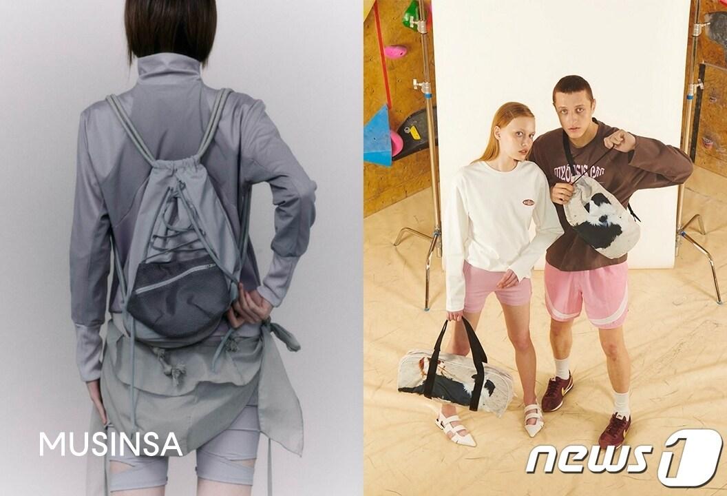 본문 이미지 - 짐색과 더플백의 인기가 늘고 있다.(무신사제공)