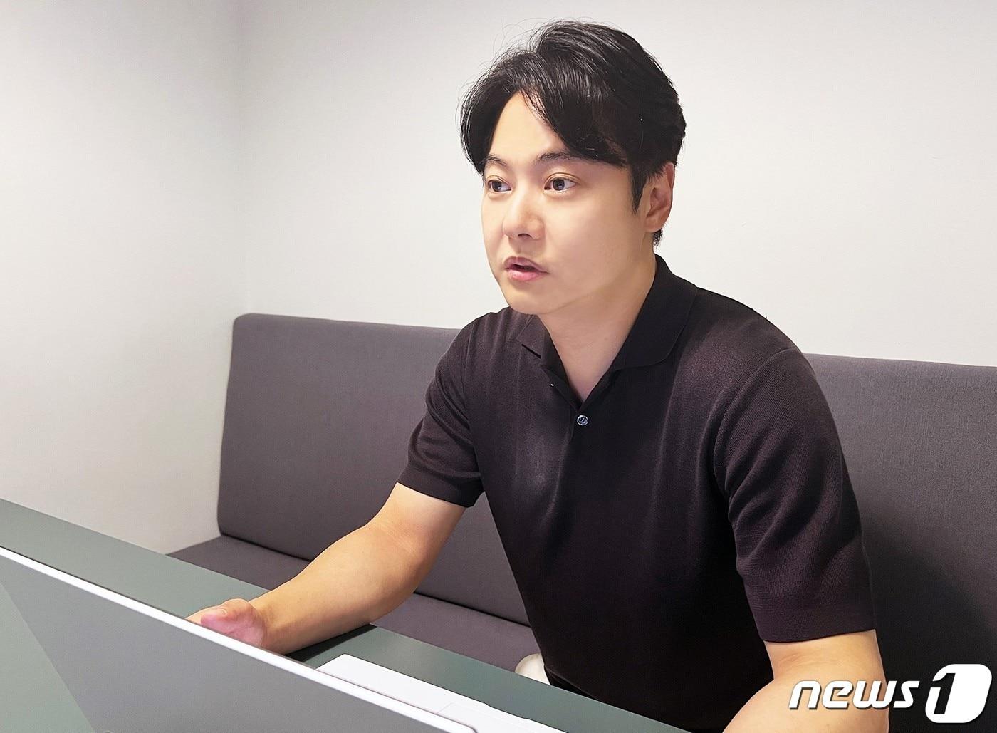 본문 이미지 - 조정민 밀크파트너스 대표가 <뉴스1>과 인터뷰를 진행하고 있다.