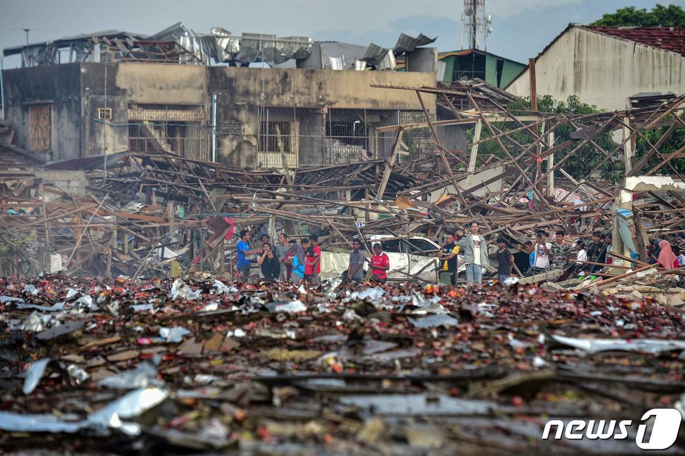 본문 이미지 - 태국 폭죽공장 화재 현장ⓒ AFP=뉴스1