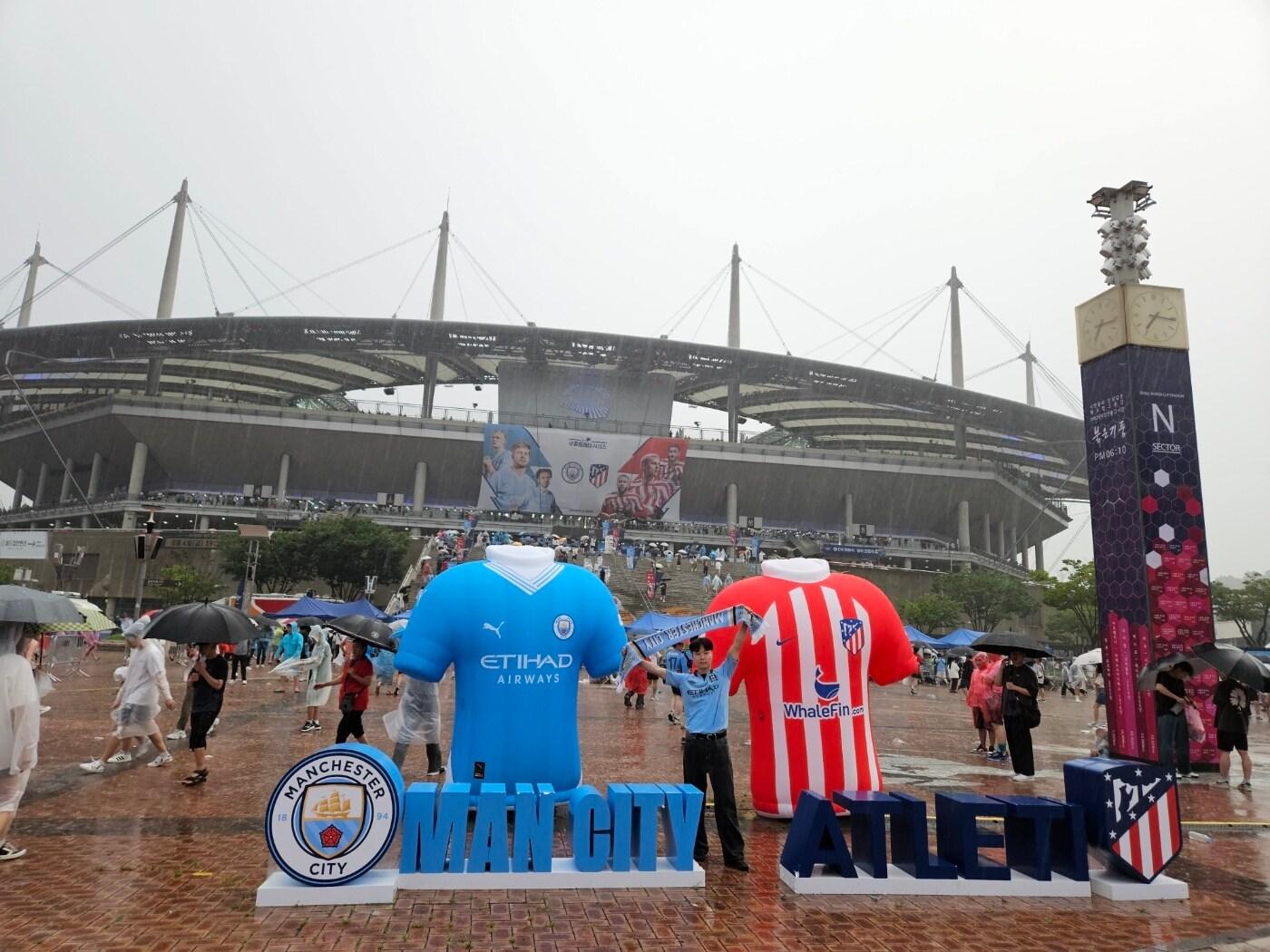 본문 이미지 - 맨시티와 아틀레티코 마드리드의 경기 모습 ⓒ News1 안영준 기자