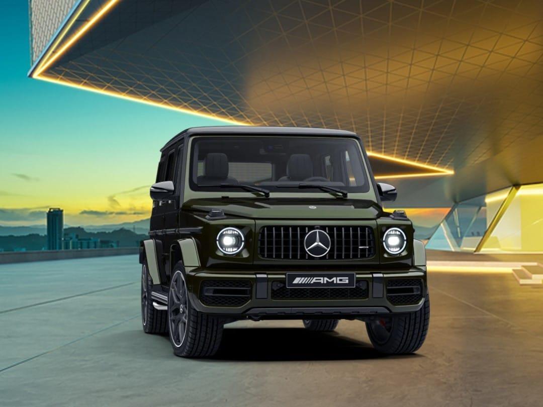 본문 이미지 - 메르세데스-AMG G 63 헤리티지 에디션 'G 마누팍투어 올리브 메탈릭'(메르세데스-벤츠 코리아 제공)