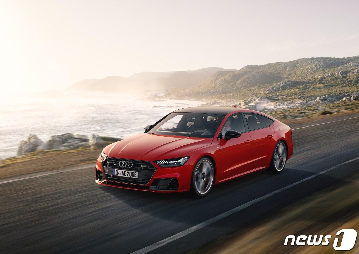 더 뉴 아우디 A7 55 TFSI e 콰트로 프리미엄.(아우디 코리아 제공)ⓒ 뉴스1 