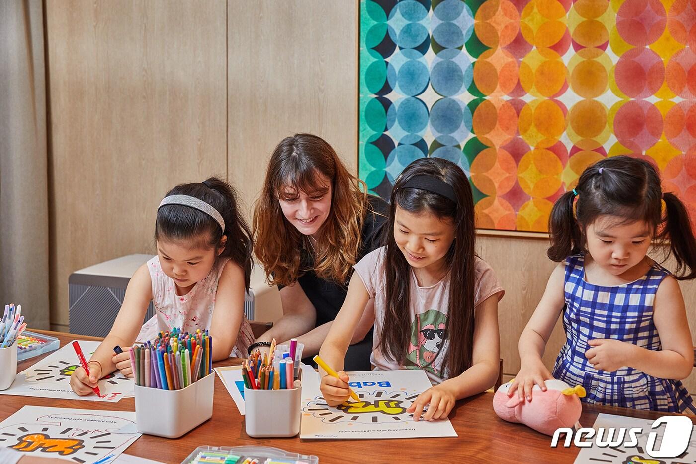 서울신라호텔 키즈 영어 아트 프로그램(호텔신라 제공)