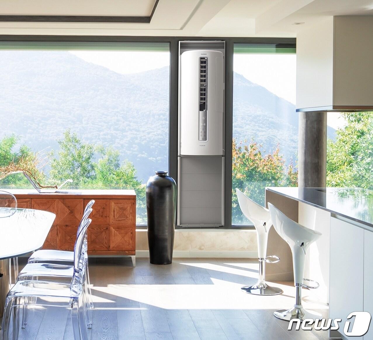 본문 이미지 -  쿠쿠홈시스 2023년식 창문형 에어컨(쿠쿠홈시스 제공)