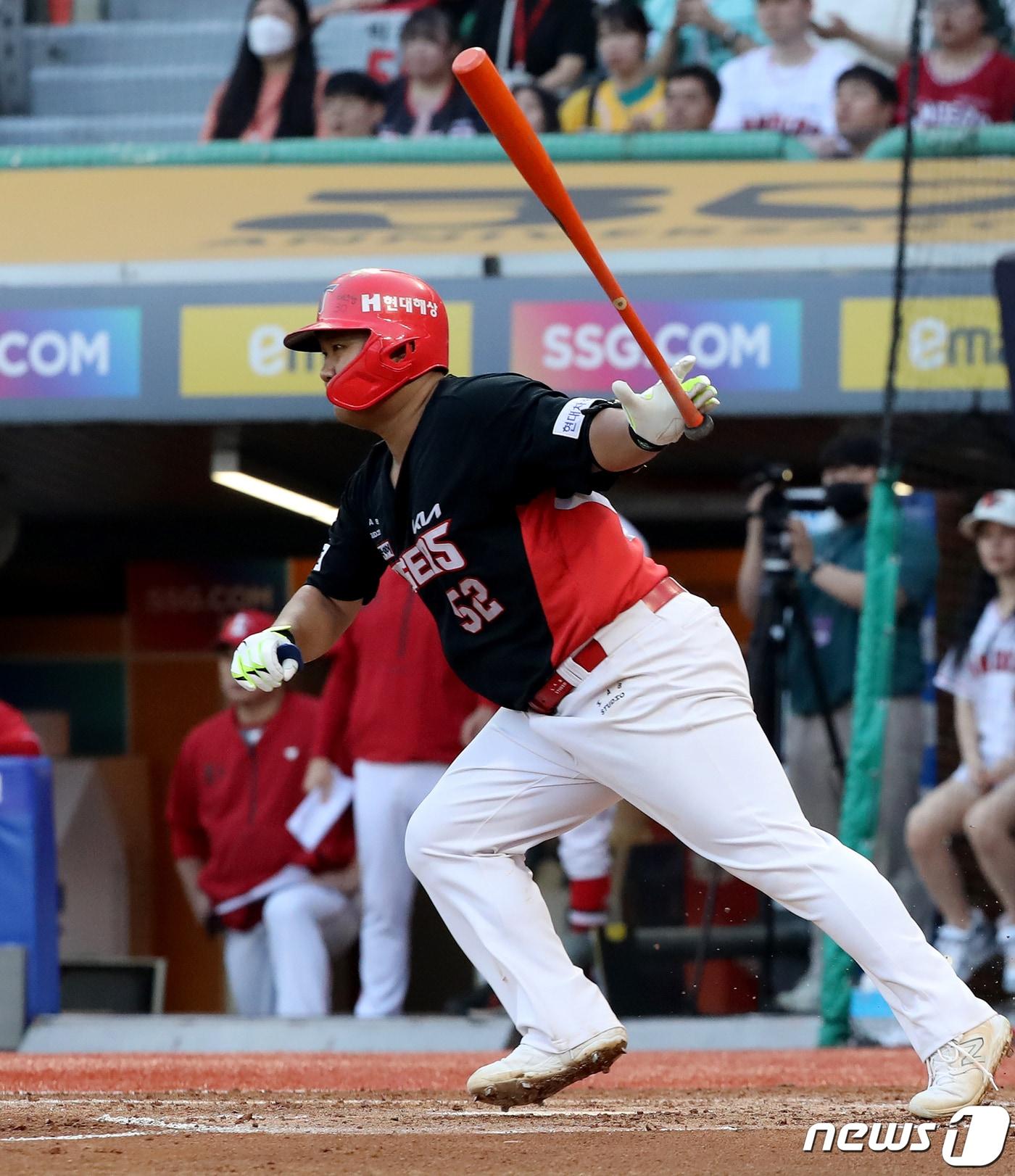 본문 이미지 - 부상으로 1군에서 말소된 KIA 황대인. /뉴스1 DB ⓒ News1 장수영 기자