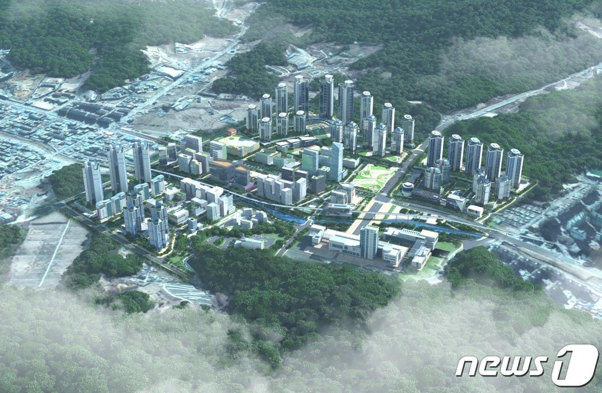 본문 이미지 - 용인 역삼도시개발사업 조감도.(용인시 제공)  