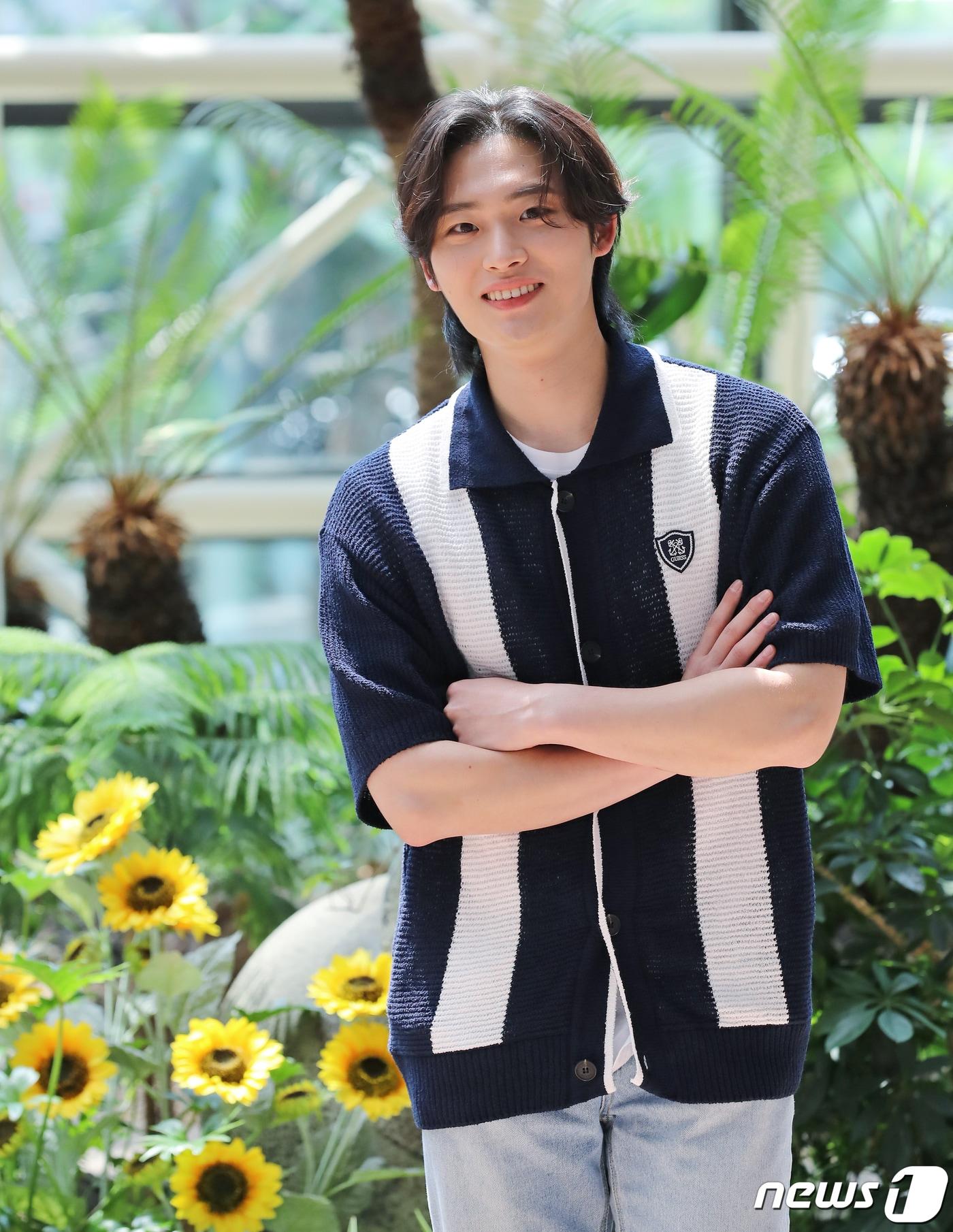 본문 이미지 - 배우 이종혁이 6일 서울 종로구 뉴스1 본사에서 열린 인터뷰에 앞서 포즈를 취하고 있다. 2023.7.6/뉴스1 ⓒ News1 장수영 기자