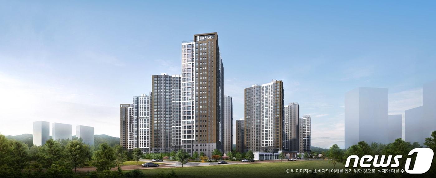 김해 ‘더샵 신문그리니티’ 조감도 (포스코이앤씨 제공)