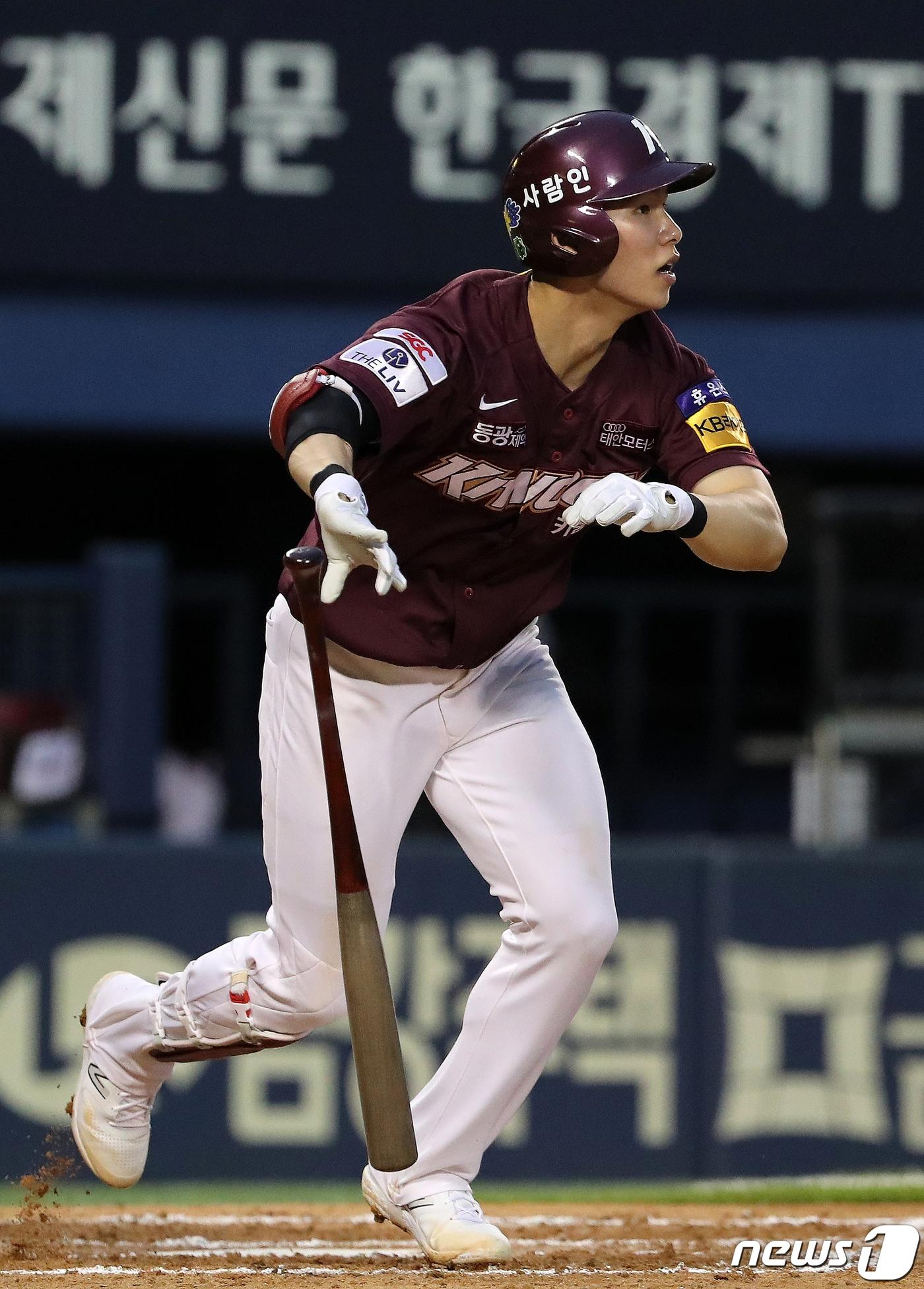 본문 이미지 - 키움 히어로즈 김혜성. 2023.7.9/뉴스1 ⓒ News1 김진환 기자