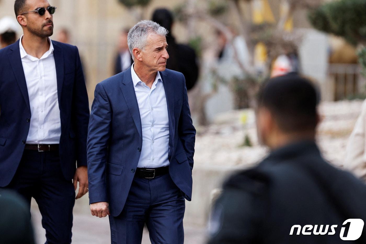 본문 이미지 - 이스라엘 정보기관인 모사드의 다비드 바르니아 국장. ⓒ 로이터=뉴스1