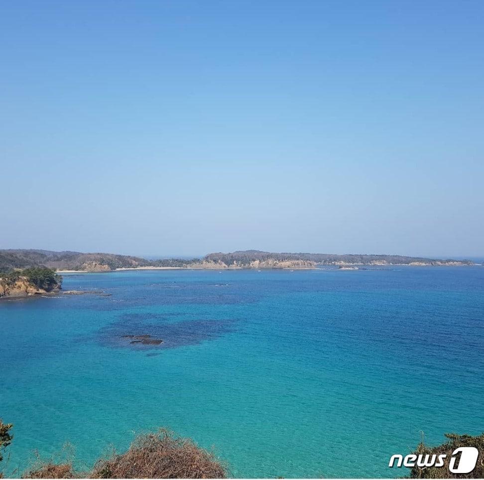 본문 이미지 - 대마도 히타카츠에 있는 미우다해변.2018.1.10. 손연우 기자