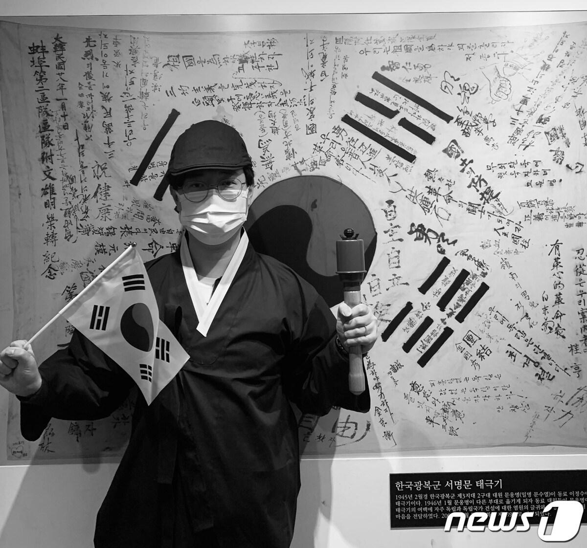 본문 이미지 - 항일 역사체험전에서 운영하는 독립운동가 체험(서울랜드 제공)