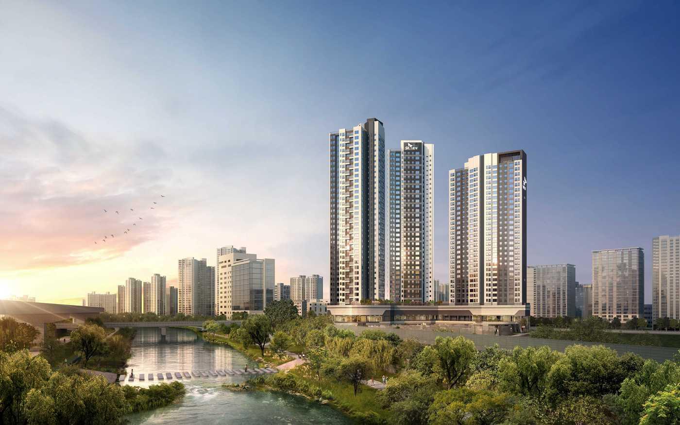 청계SK뷰 투시도(SK에코플랜트 제공).