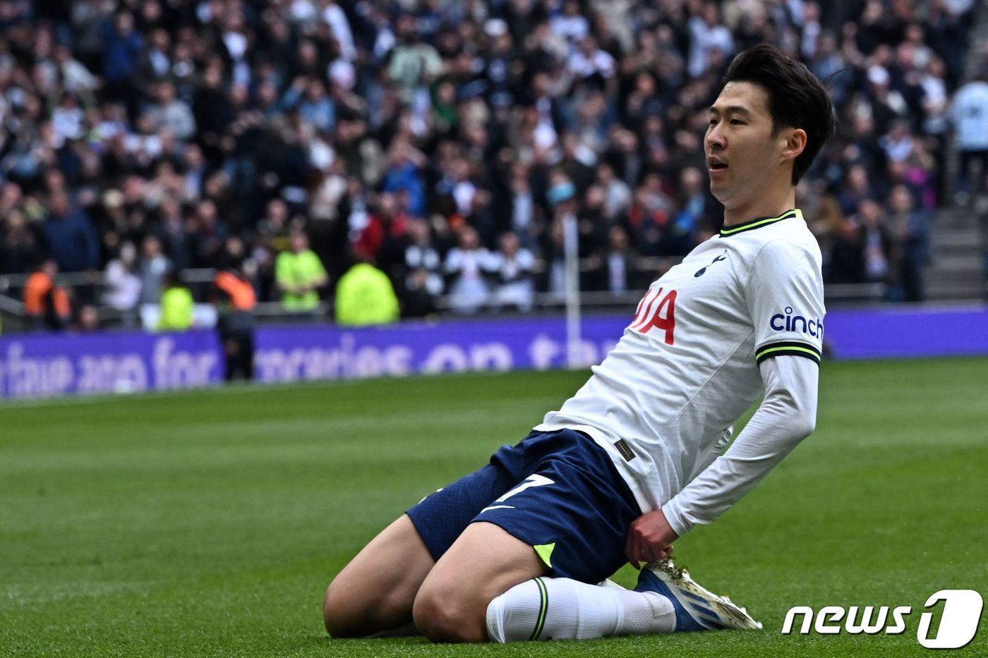본문 이미지 - 토트넘 홋스퍼의 손흥민ⓒ AFP=뉴스1