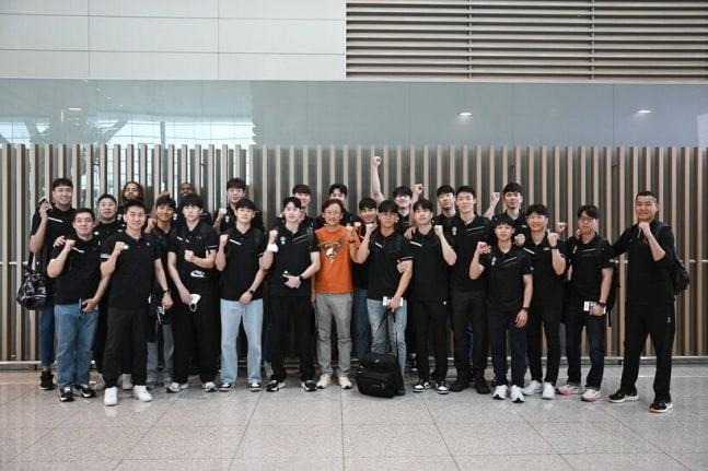 본문 이미지 -  KGC, 윌리엄 존스컵 참가 위해 출국. (KGC 제공)