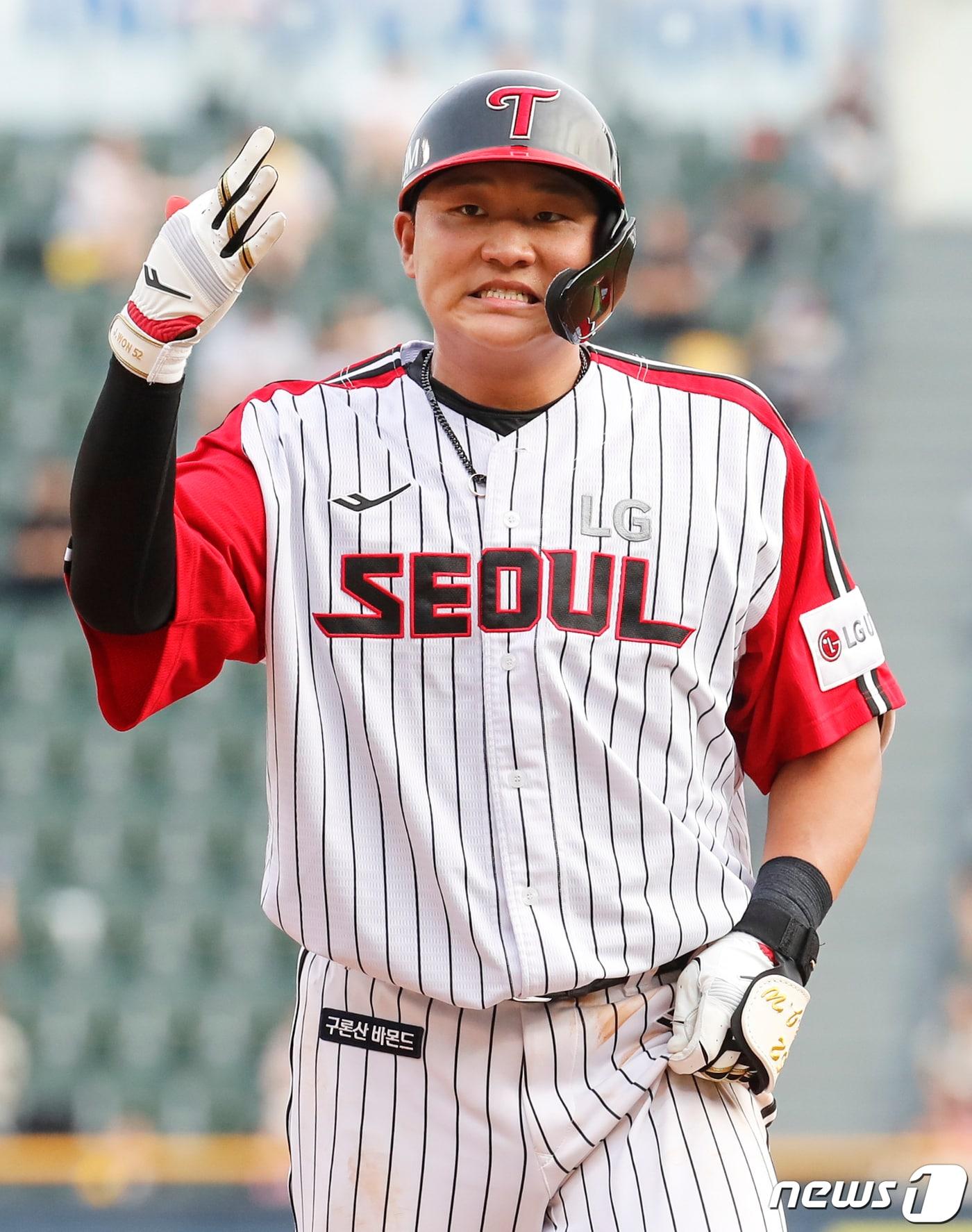 본문 이미지 - LG 트윈스 시절 이재원. 뉴스1 DB ⓒ News1 김도우 기자