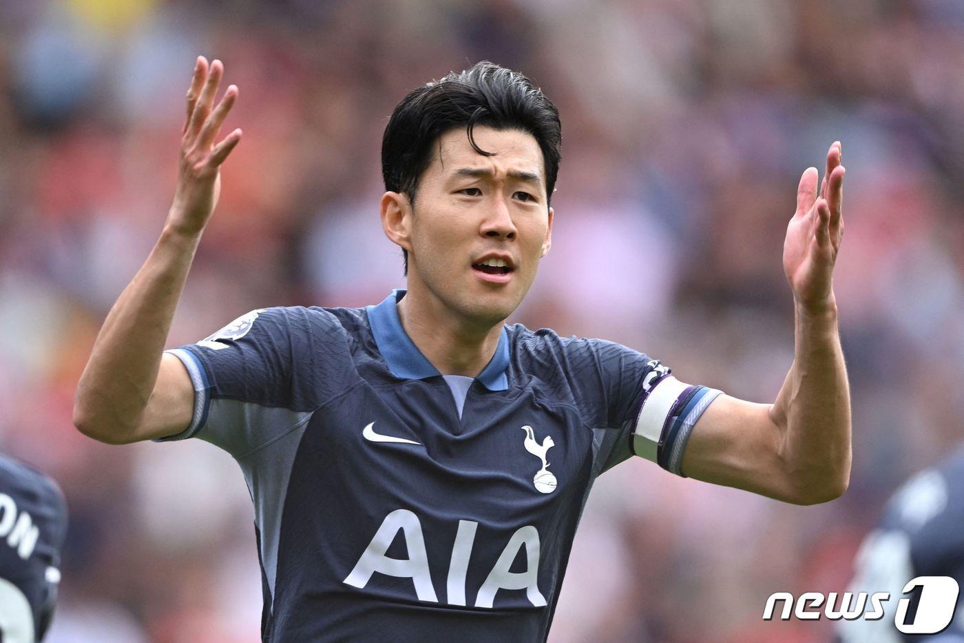 토트넘 홋스퍼의 손흥민 ⓒ AFP=뉴스1