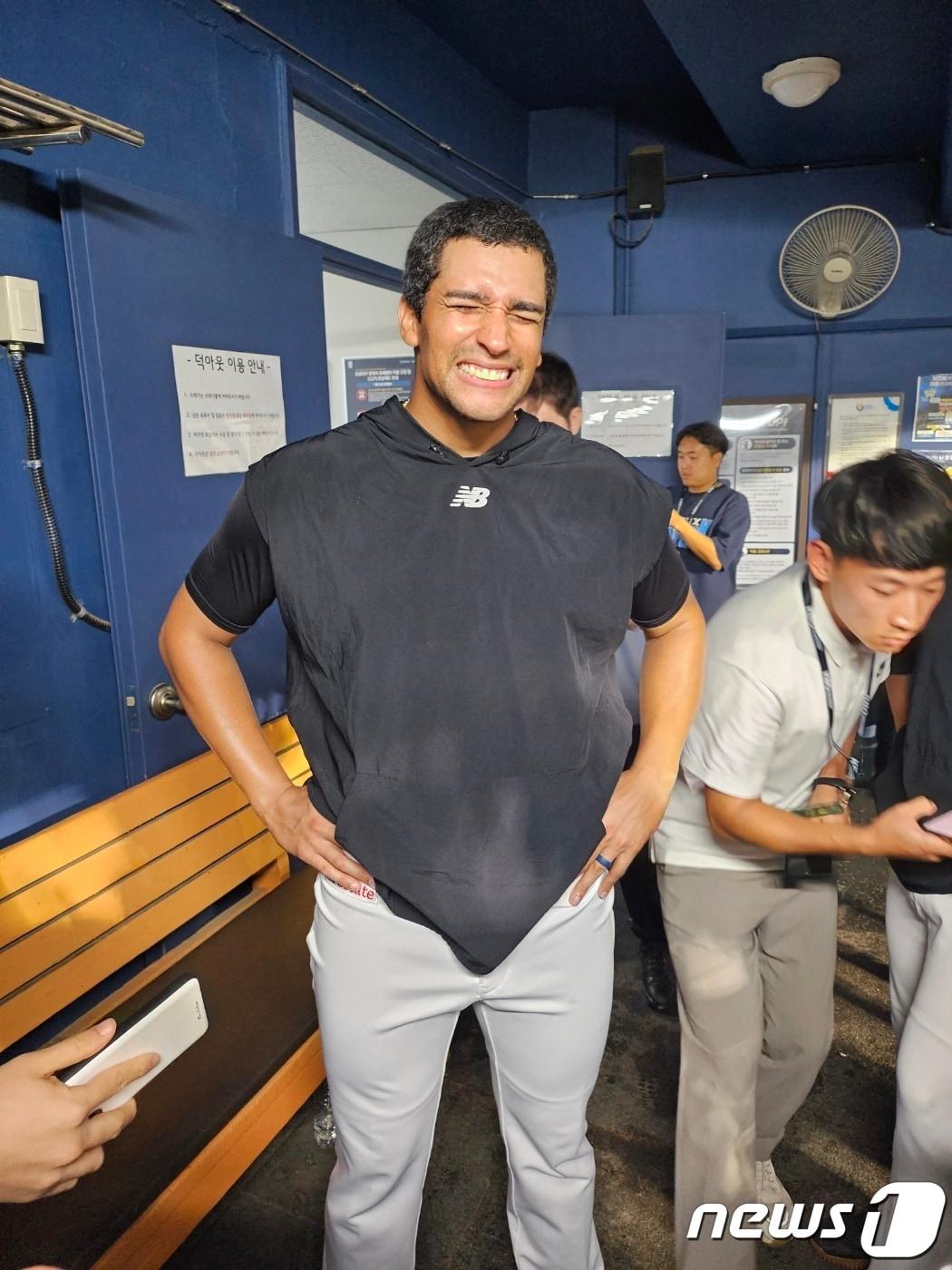 본문 이미지 - KT 위즈 윌리엄 쿠에바스. ⓒ News1